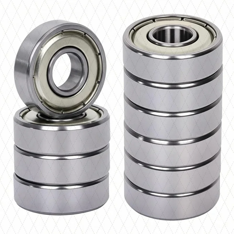 10PCS Mixed Model 605 607 626 627 685 688-ZZ Double Metal Shield High Speed Chrome Steel Ball Bearings 7×22×7mm