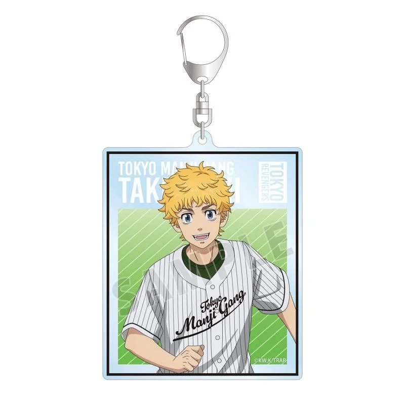 Tokyo Revengers ANIME Takemichi Hanagaki 6CM Acrylic Figure Keychain Bag Charms Backpack Pendant Friends Gifts Car Pendant