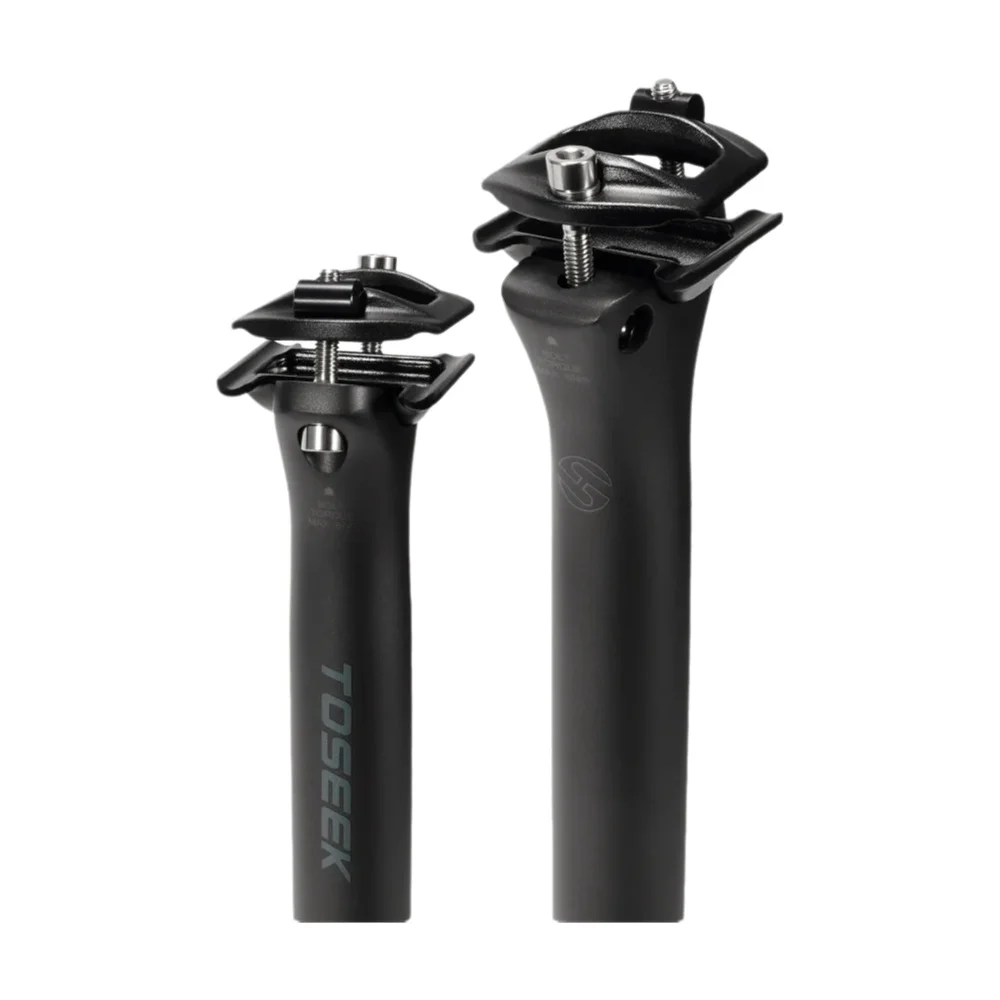 AliExpress TOSEEK C70 Carbon Seatpost Light Weight 27.2 31.6mm Length350/400mm Matte Black MTB Road Bike Seat Post Seat Tube Bicycle Parts