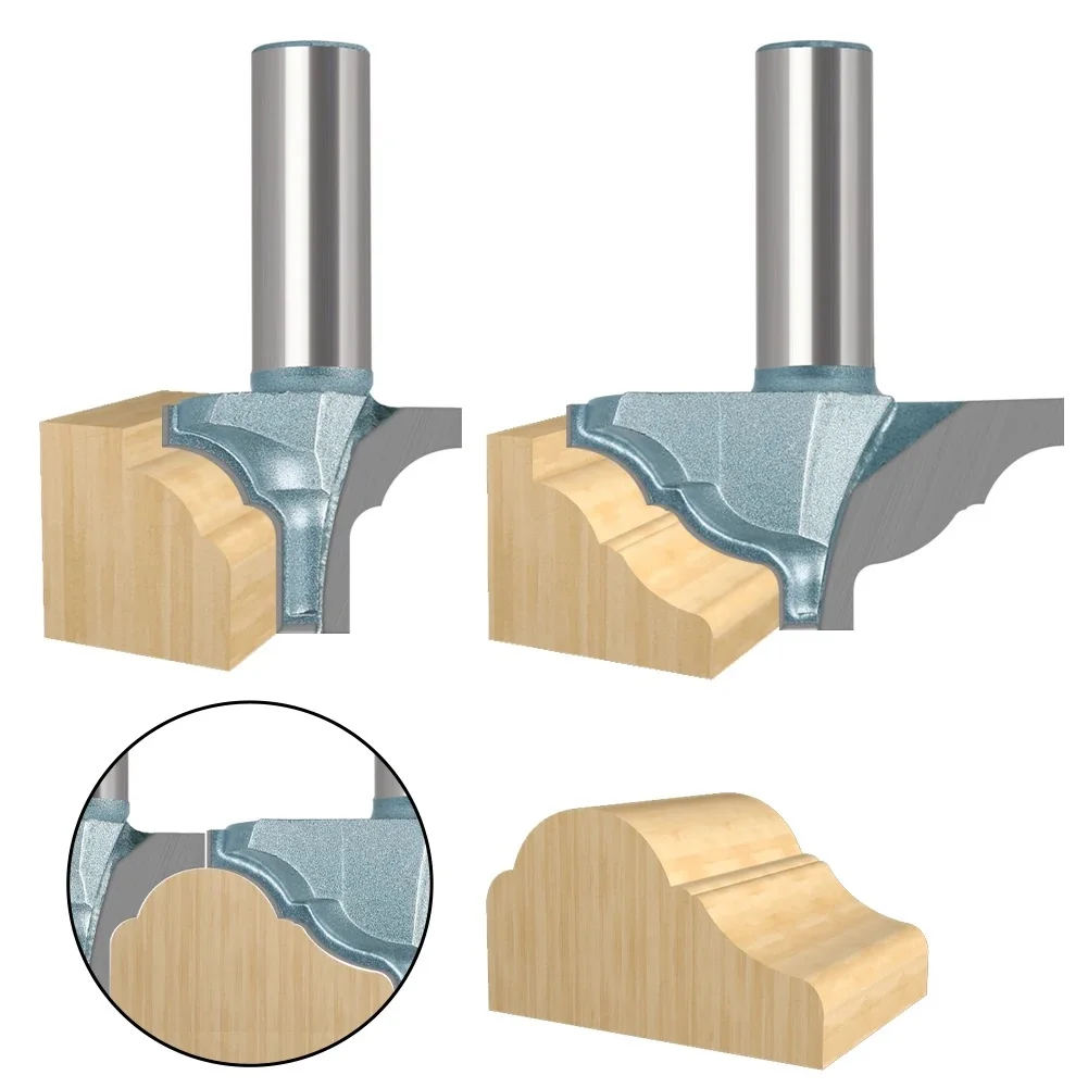 8mm 12mm 12.7mm Shank Door Bucket Line Knife Door And Window Line Knife Picture Frame Knife Handrail Knife Line Mortise Knife Ro