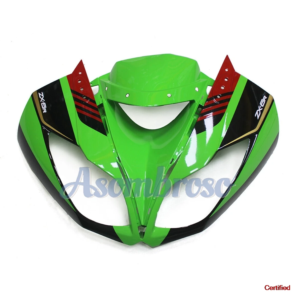 ABS-Kunststoff-Karosserie-Verkleidungsset für Kawasaki Ninja 636 ZX6R ZX-6R 2009 2010 2011 2012 ZX 6R 09–12 Motorradverkleidungen