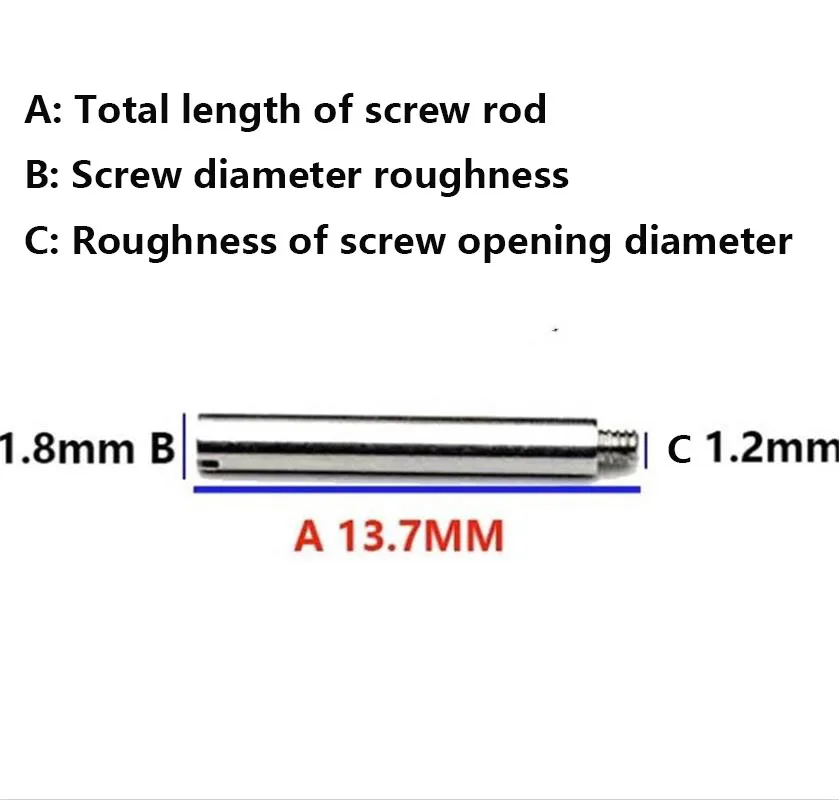 Watch Strap Screw Is Suitable For Rolex Stainless Steel Watch Strap One Word Screw Rod Shaft Watch Buckle Screw Accessories