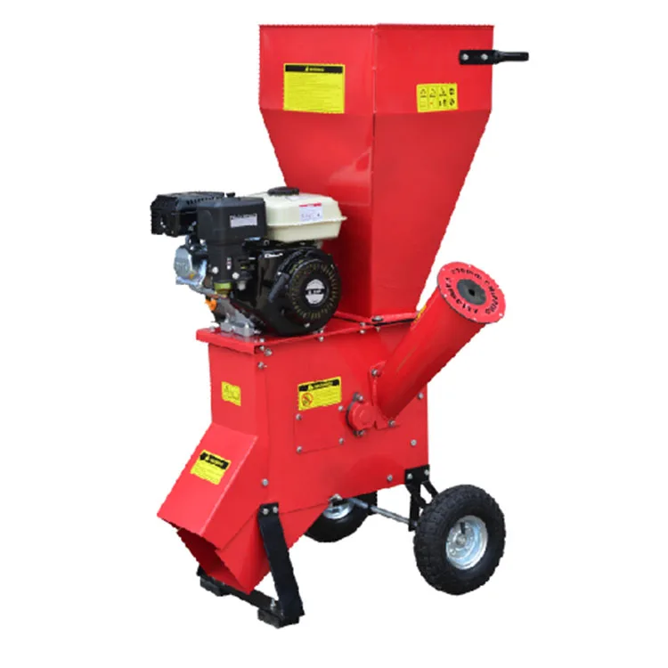 Garden leaf mulcher shredder mulching chipping machine