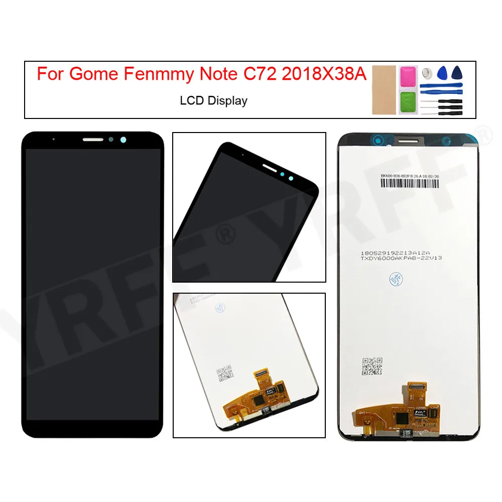 

LCD Display For Gome Fenmmy Note C72 2018X38A ,Touch Screen Digitizer Assembly, LCD Screen,Phone Replacement Parts