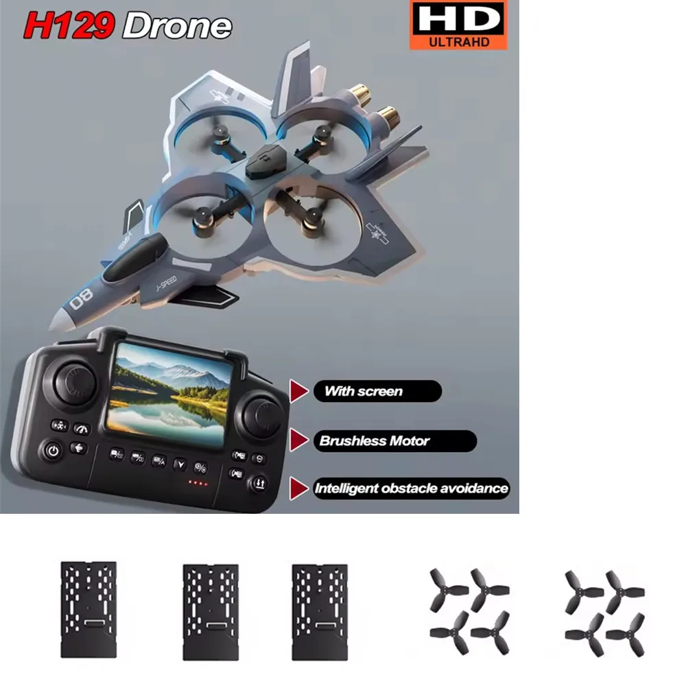 

H129 Drone Battery Accessories 3.7v 1800mAh H129 Drone Propeller Maple Leaf H129 Drone Batteriey