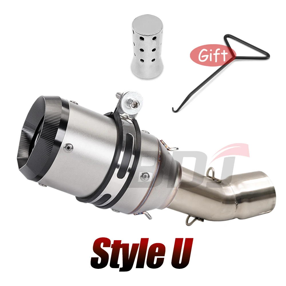 BDJ ZX10R 2021 Exhaust Pipe Exhaust Muffler Escape Link Pipe Tailpipe Middle Pipe For Kawasaki ZX10R 2008-2020 Combination