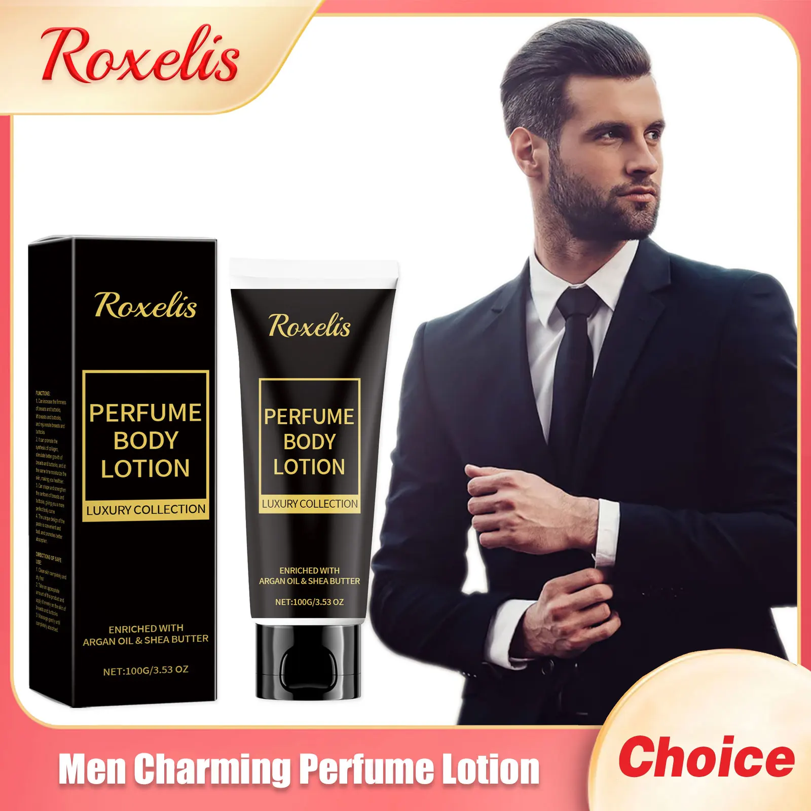 

Men Charming Perfume Lotion Long Lasting Light Fragrance Pheromone Scent Improve Sleep Daily Date Soothe Mood Body Perfumes Balm