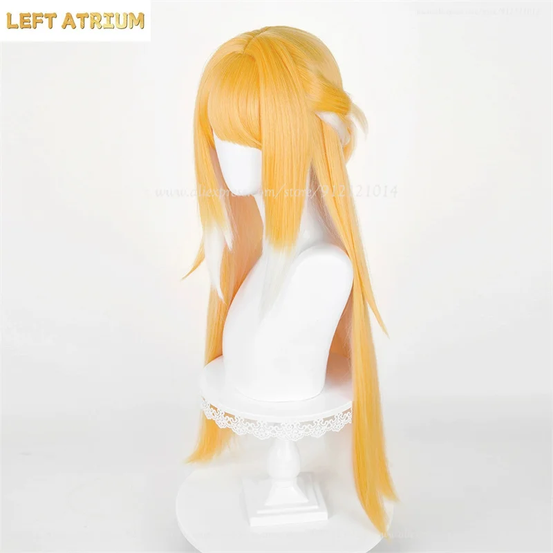 ZZZ Ju Fufu Cosplay Wig Orange White Mixed 72cm Wigs For Women Cosplay Anime Wig Heat Resistant Synthetic Hair Halloween view 5