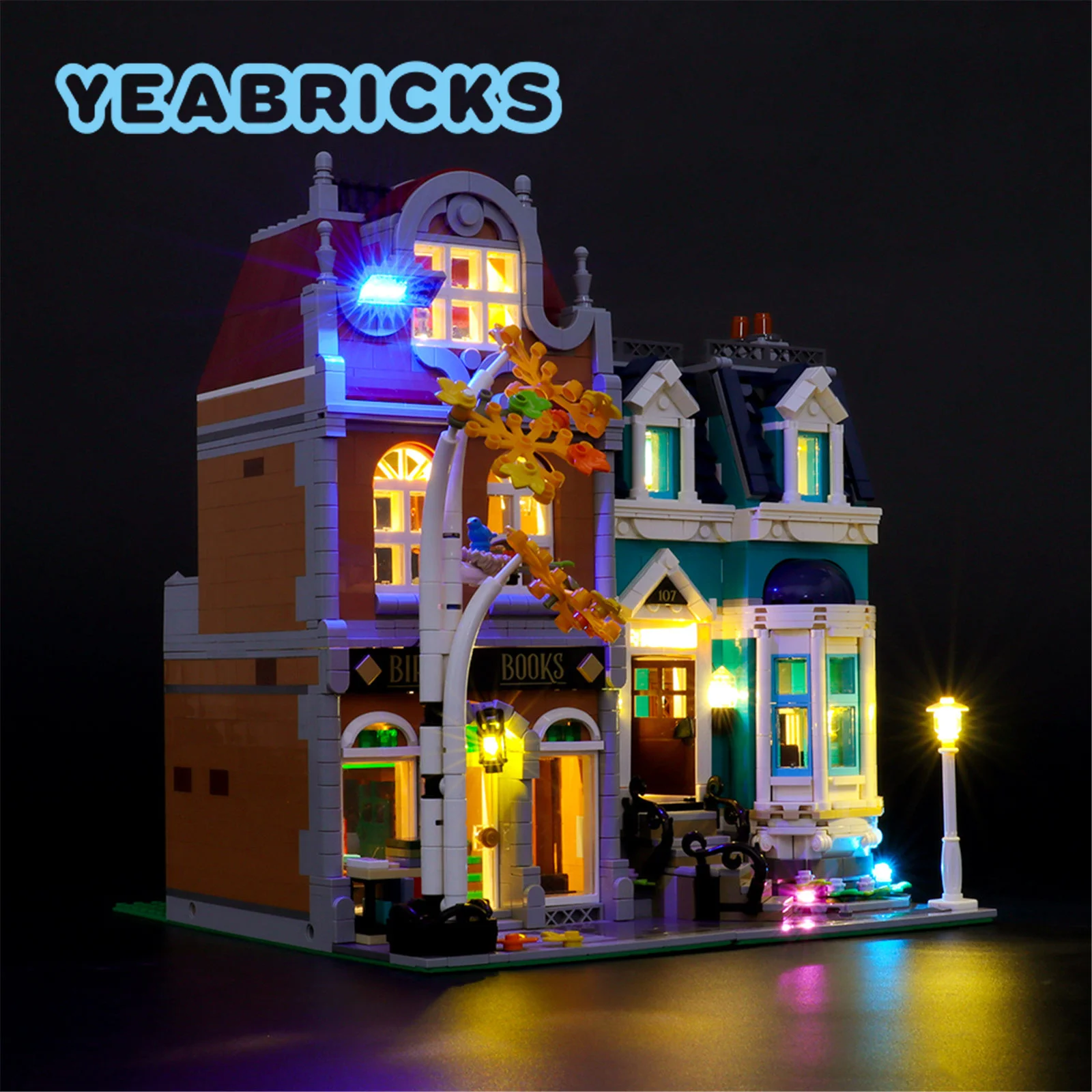 YEABRICKS LED Light Kit for 10270 Bookshop Building Blocks Set (NOT Include The Model) Toys for Children image 5