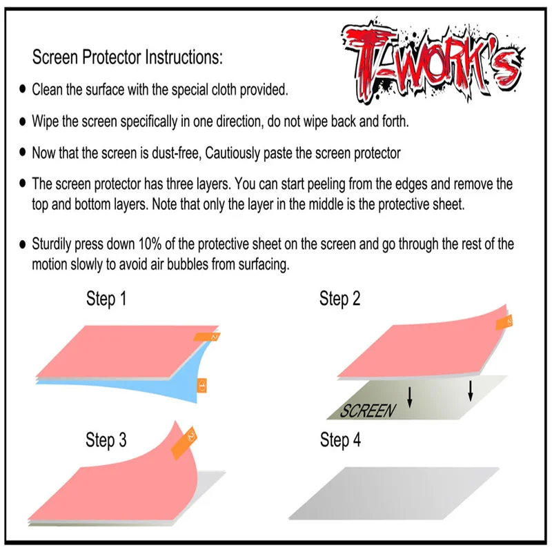 Original T works TA-085-M17 Sanwa & Airtronics M17 Screen Protector professional Rc part