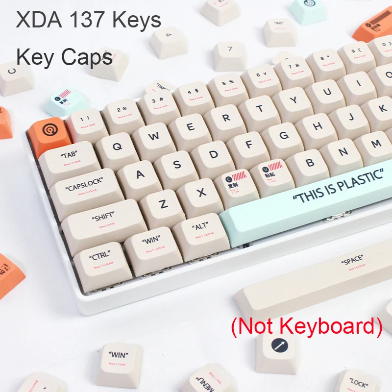 

New XDA 137 Key Caps PBT Profile Custom Keycaps Set For MX Switch Gaming Mechanical Keyboard