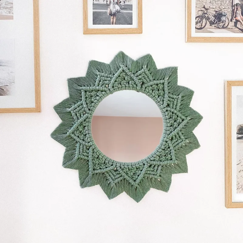 

Living Room Creative Decorative Mirrors Round Design Modern Wall Decorative Mirrors Vintage Woondecoratie Home Decorating WZ50DM