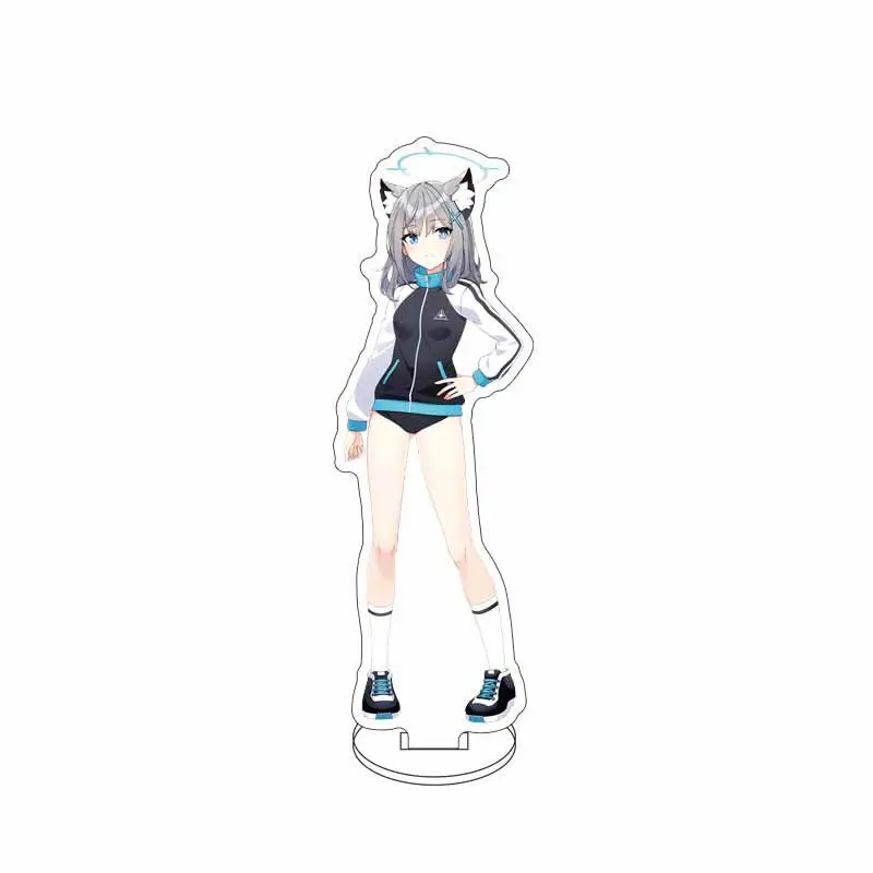 16CM Anime Blue Archive The Animation ‌Figure ‌Kuromi Serika Sunaookami Shiroko Takanashi Hoshino Acrylic Stand Cos Ornaments view 5