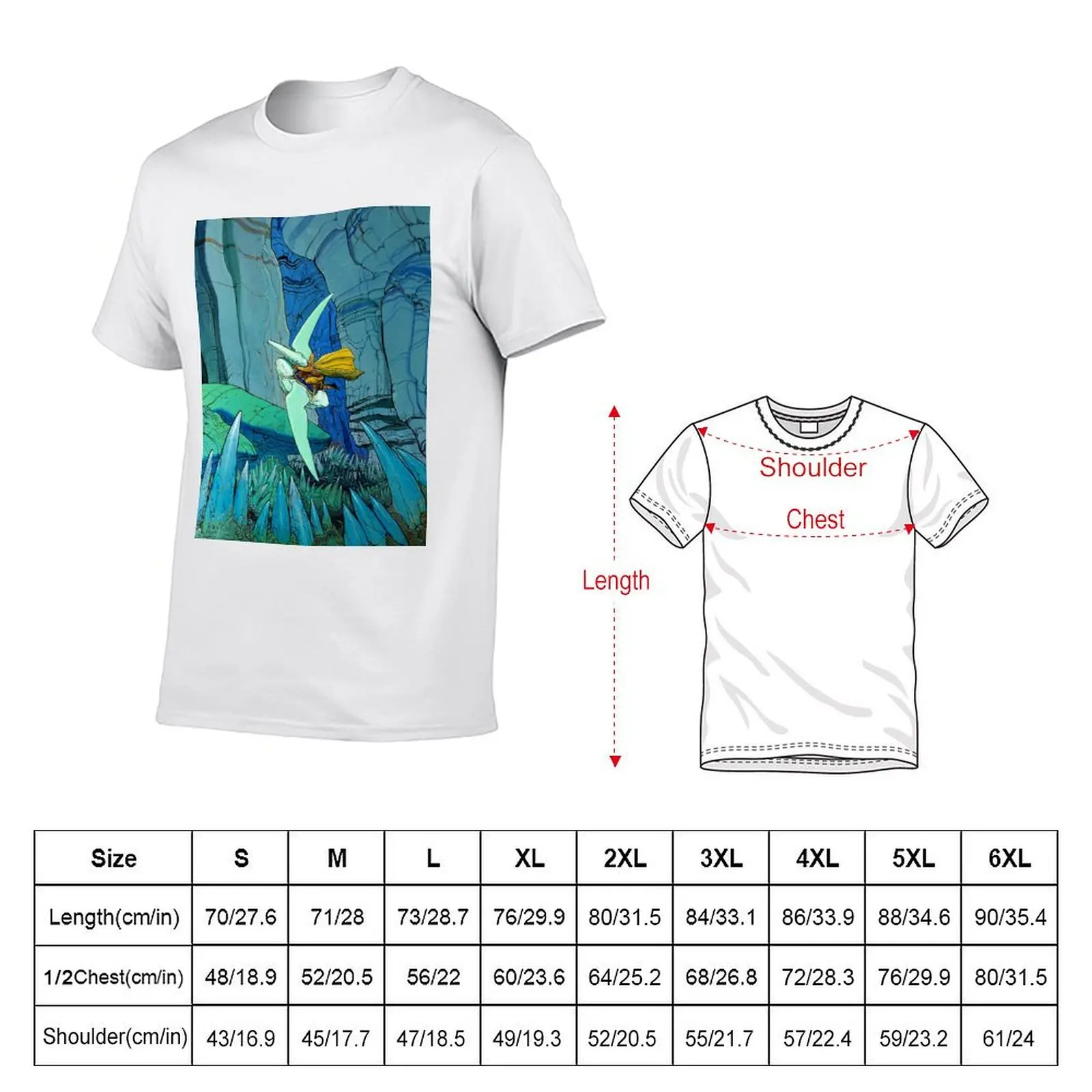 Jean Giraud - moebius - Arzak l'arpenteur T-shirt plus sizes quick drying men clothing