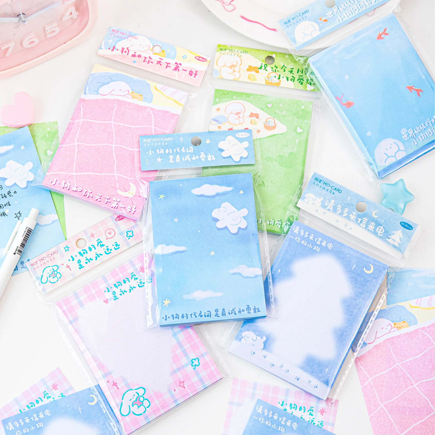 

6packs/LOT Letter from a puppy series retro paper message paper memo pad