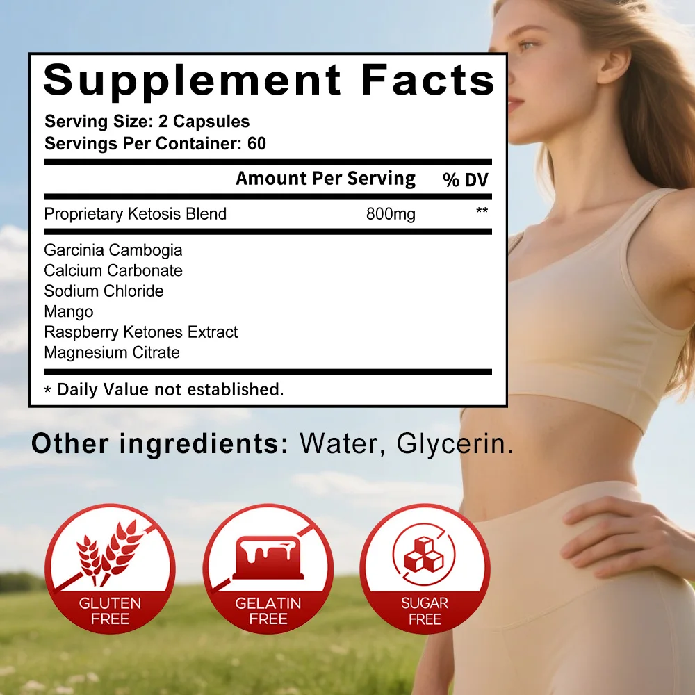 Lipozem Supplement - Appetite Suppressant, Relieves Bloating and Constipation, Improves Metabolism - 120 Capsules