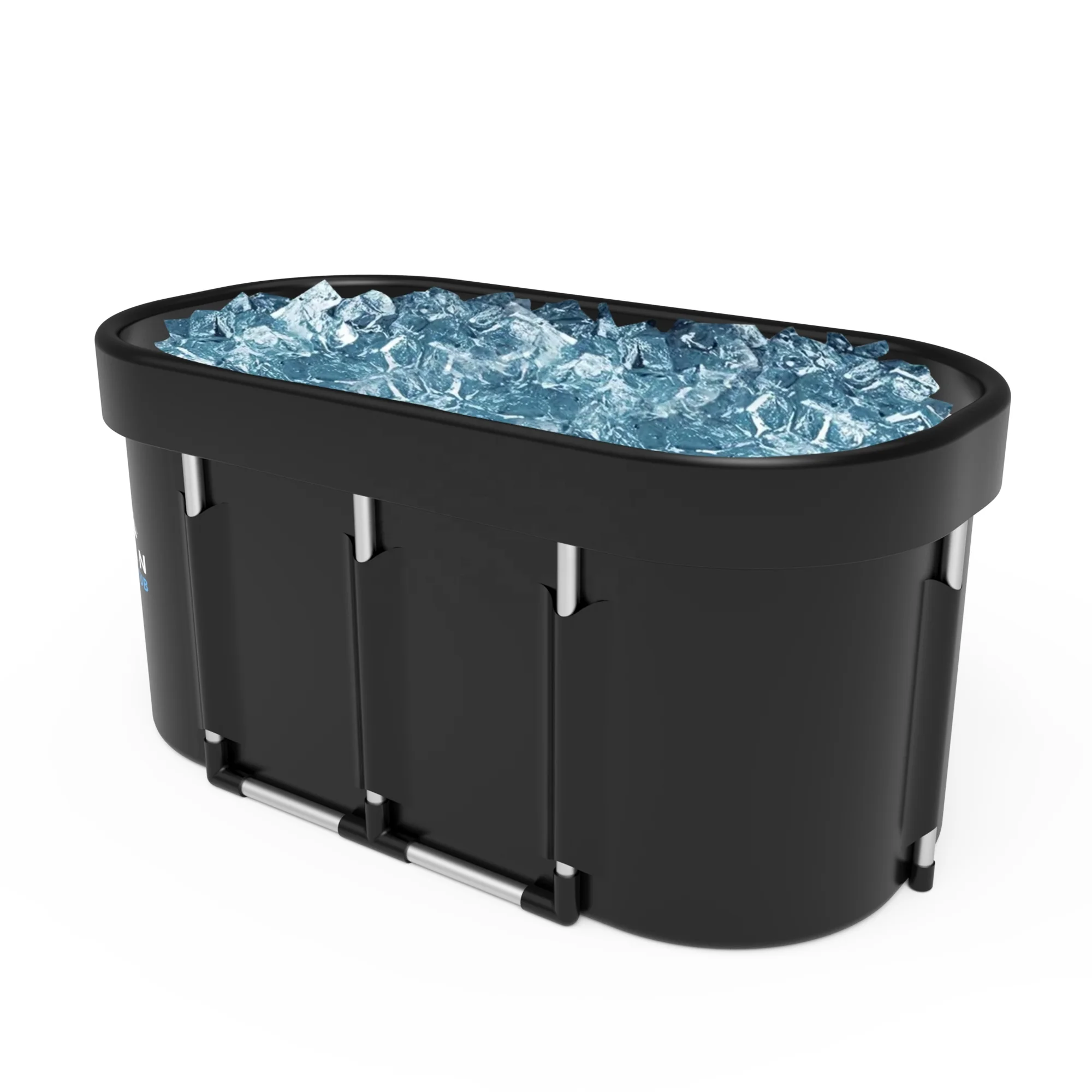 BAFAN 2026 New Portable Folding Oval Inflatable PVC Material Ice Bath Tub Customizable Size Essential Bathroom Use Cold Water