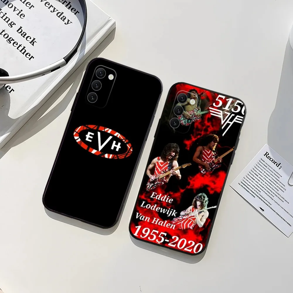 E-Eddie Van H-Halen Phone Case For Samsung Galaxy A13,A21s,A22,A31,A32,A52,A53,A71,A80,A91 Soft Black Shell