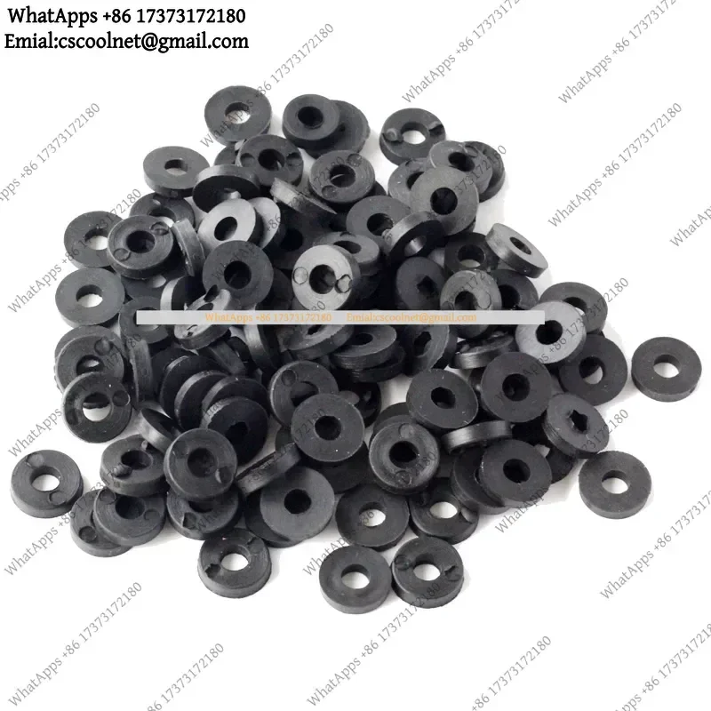 k06 100pcs Rubber Washer Belt Clip Loop Gasket for DIY Sheath Holster Pouch Universal Accessories