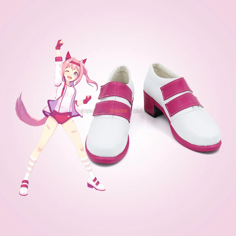 

Umamusume: Pretty Derby Haru Urara Anime Characters Shoe Cosplay Shoes Boots Party Costume Prop