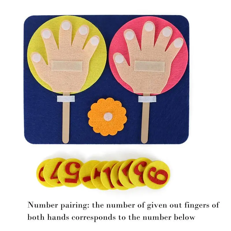 Kindergarten Mathematics Educational Toy Finger Numbers Set Child Teaching Toy