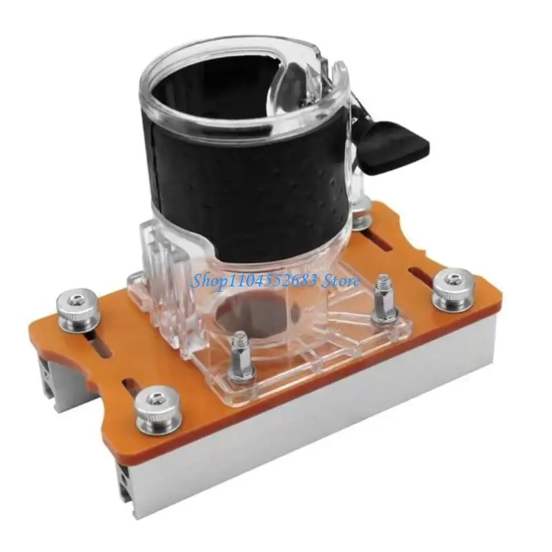 Y6GD 2 in 1 スロットベースと固定ブラケット ウッドトリマー ルーターツール 50mm用