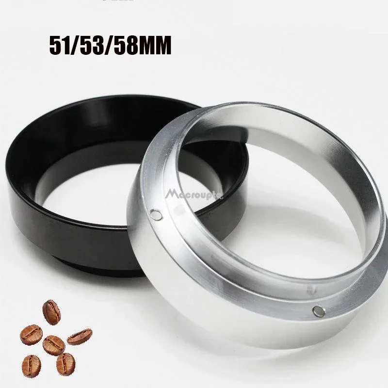 51/53/58mm Espresso Coffee Dosing Ring - Portafilters Coffee Filter Replacement Ring Espresso With 2 Cup 1 Cup Basket Needle