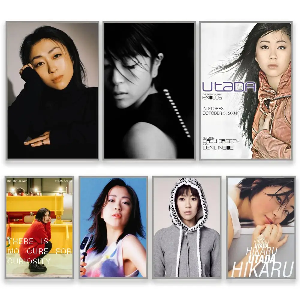Utada Hikaru Pop Culture Wall Decor Basement Wall Decor Trendy Room Accessories Poster