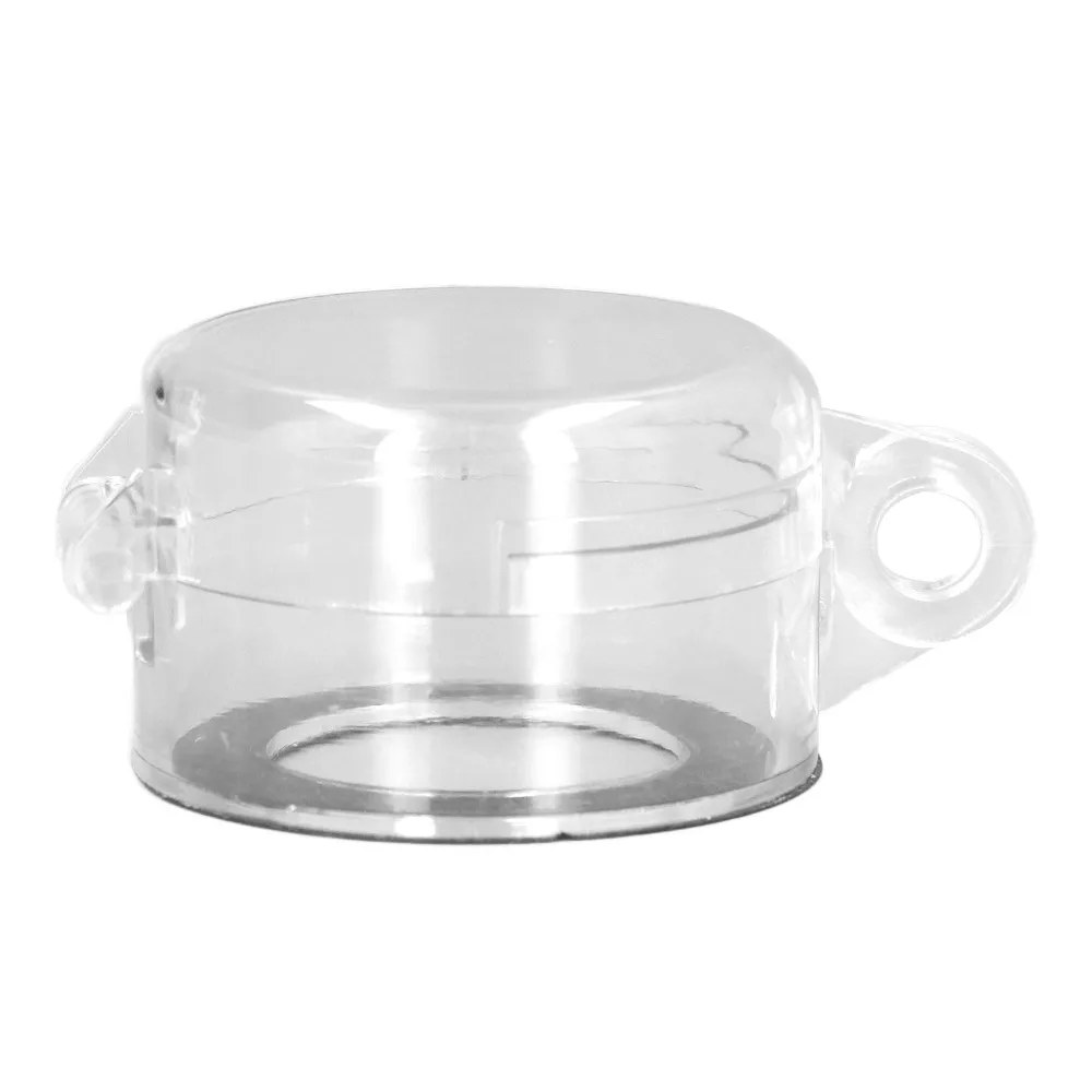Transparent Dustproof Push Button Switch Protector PC Material Clear Plastic Round Switch Guard BS-02 Model 30mm Diameter
