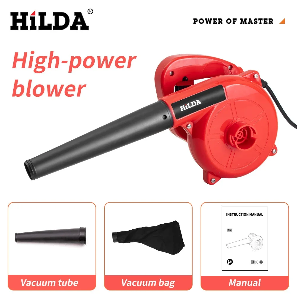 Turbo Blower 1000W Electric Air Blower 18000RPM Dust Blowing Gun Multifunctional Computer Dust Collector Blower Adjustable Speed