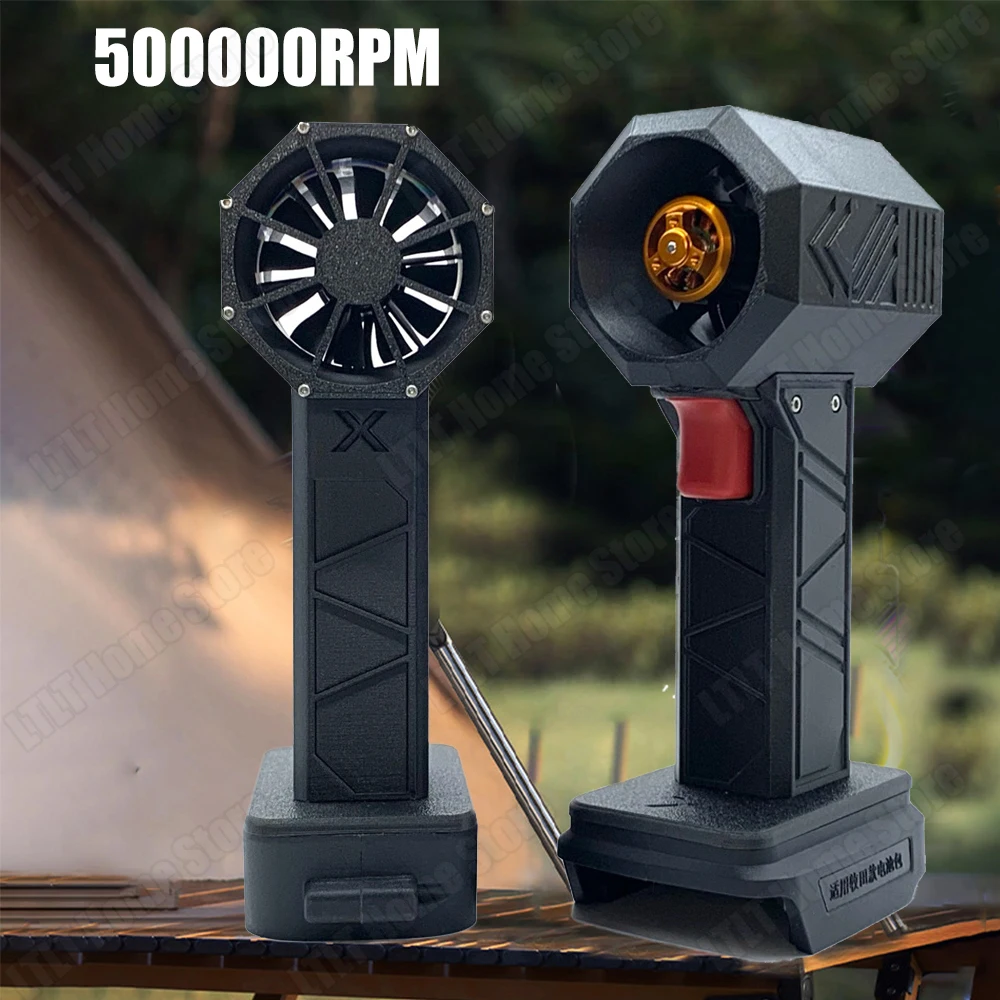 

Car Violent Electric Blower 500000RPM Brushless Electric Air Blower Cordless Turbo Fan Powerful Air Dryer for Makita/Dewalt