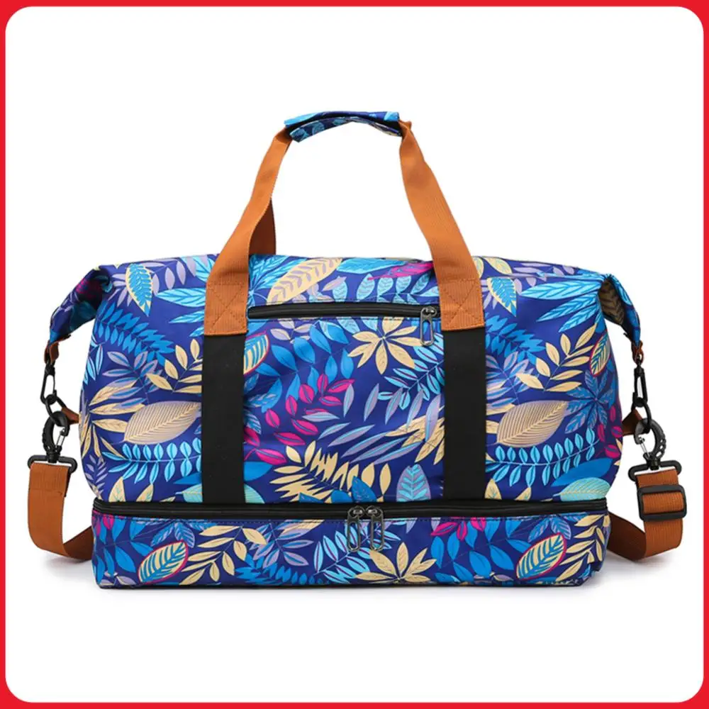 

Women Weekender Duffel Bag Oxford Cloth Fitness Storage Handbag Large Capacity Exercise Shoulder Bag Outdoor Sports Bag