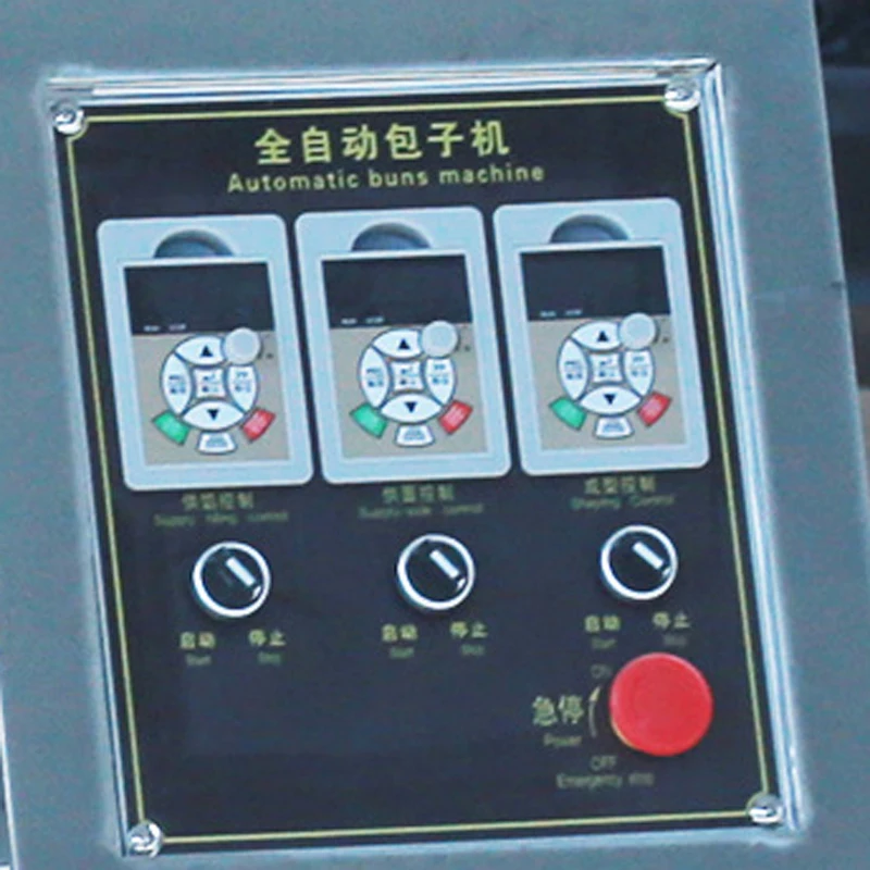 Volautomatische gestoomde broodjesmachine Tafelblad Chinese Dim Sum Machine Prijs Kleine semi-automatische broodje Siomai Chinese Baozi-machine