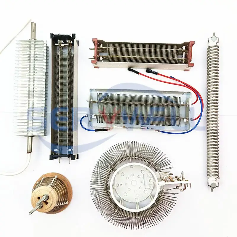 Elemento Calefactor Eléctrico de 220V, Redondo/Cuadrado, Bobina de Alambre, Barra de Resistencia para Calentador de Baño, Chimenea Eléctrica, Calentador de Ambiente