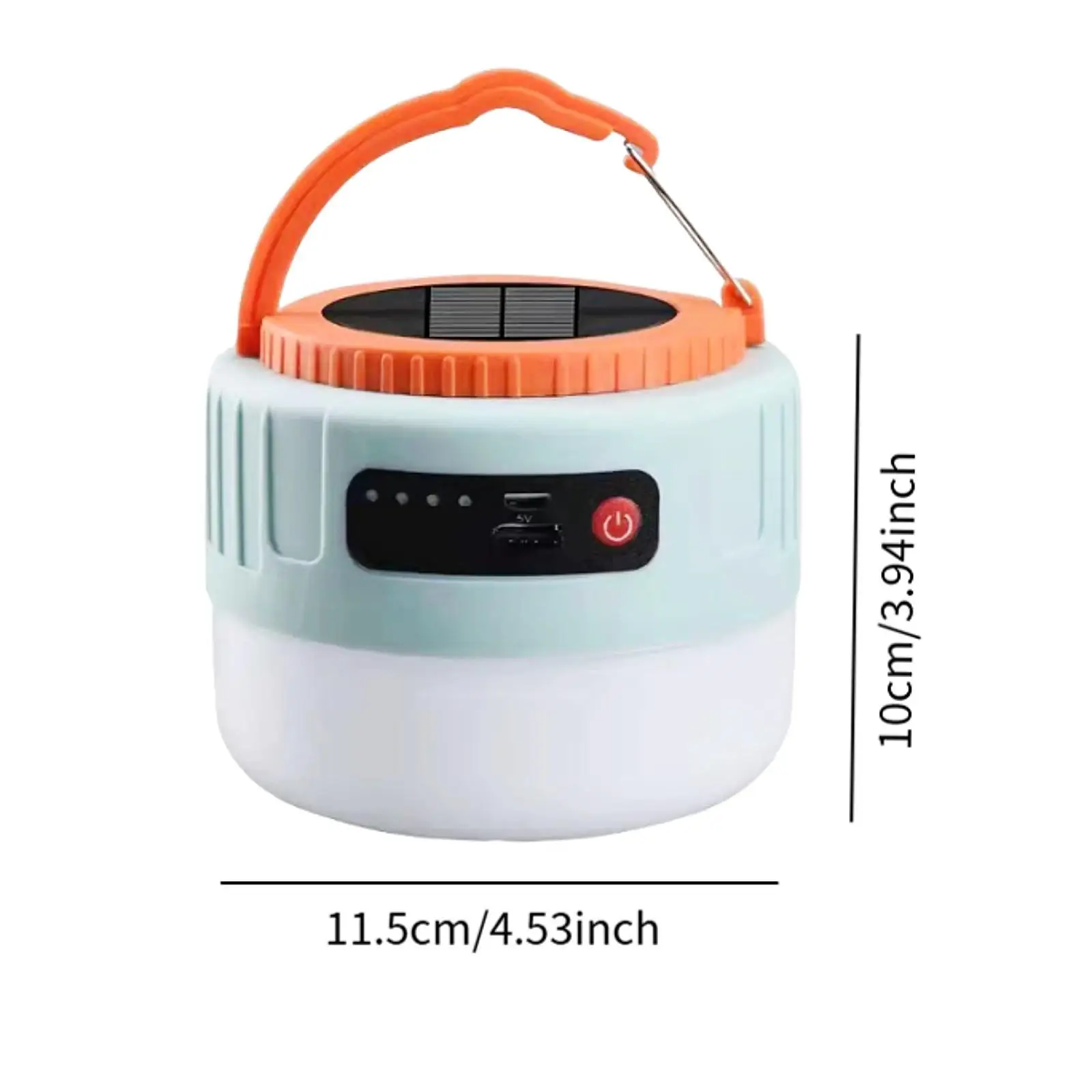 Linterna LED portátil para acampada, tienda de pesca ligera para luz de emergencia al aire libre, cortes de energía, mercado nocturno