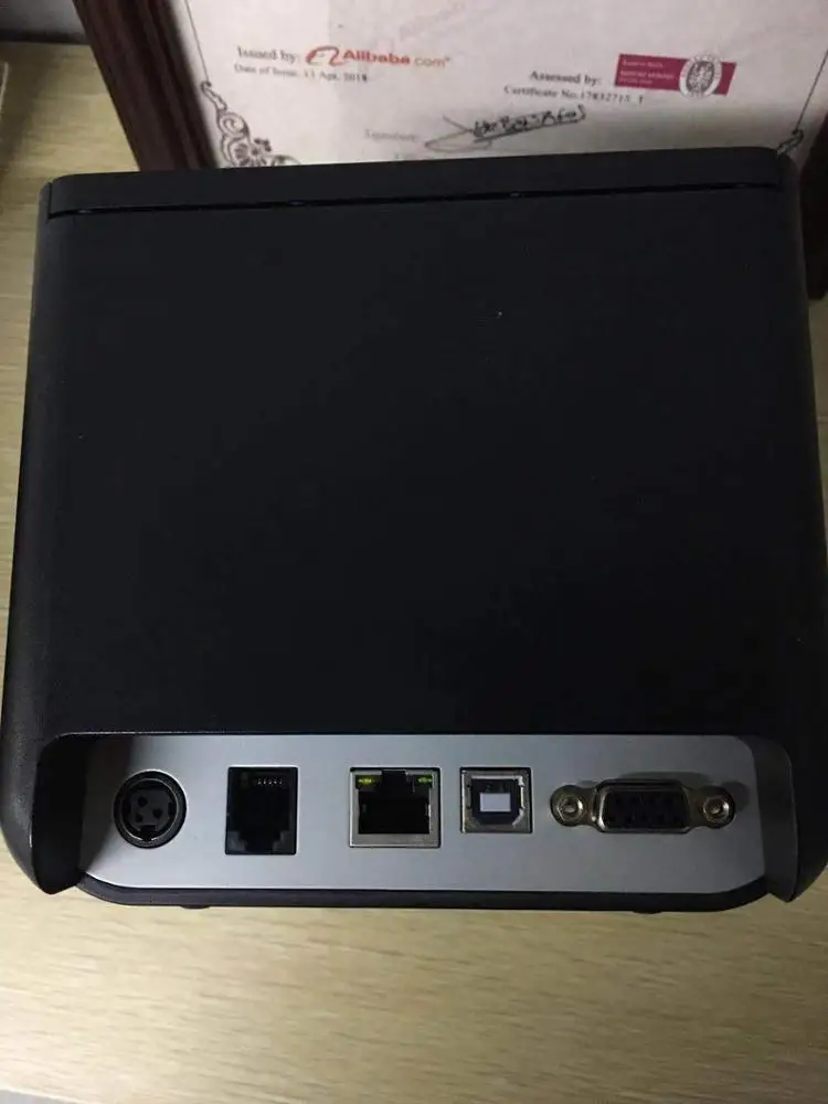 High-Speed 80mm Thermal Printer LAN SERIAL USB Support Essential Service Equipment