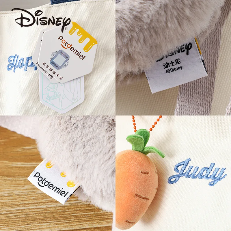 Disney Judy New Women's Shoulder Bag Cartoon Women's Handbag Fashion Trend Women's Bag 2-piece Set Multifunctional High Quality