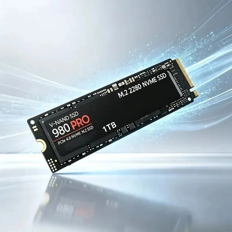 980Pro Original 1TB PCIe Gen4 x4 M.2 NVMe SSD, 3D TLC NAND, 7450MB/s Read Speed, Top Internal Storage for Laptops & PCs.