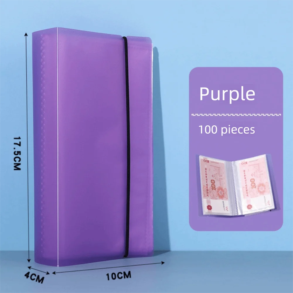 Waterproof 100 Envelopes Money Saving Challeng Large Capacity Save Money Binder Savings Challenge Reusable