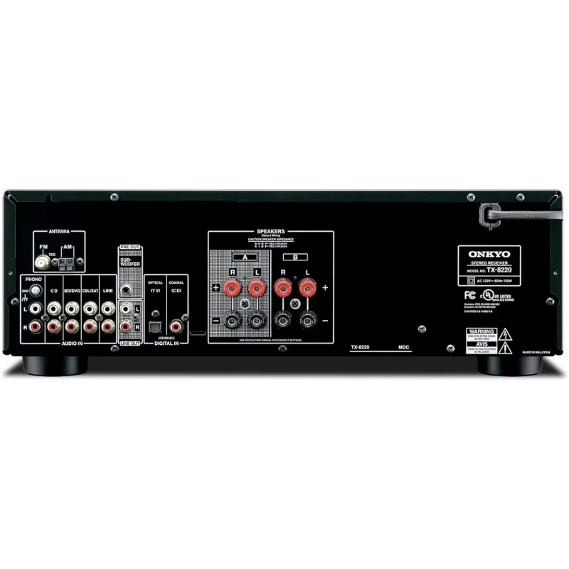 TX-8220 2 Home Audio Channel Stereo-Empfänger mit Bluetooth, schwarz