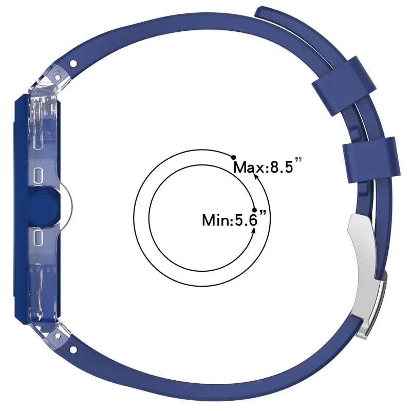 Transparent Modification Kit For Swatch X AP Royal POP Watch Case Silicone Strap Pocket Watch Changer To Wristwatch Accessories view 6