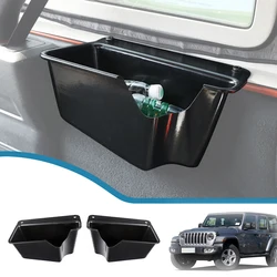 Car Rear Trunk Storage Box Organizer Tray for Jeep Wrangler JL JLU 4XE 2018-2023 4 Doors Stowing Tidying Interior Accessories