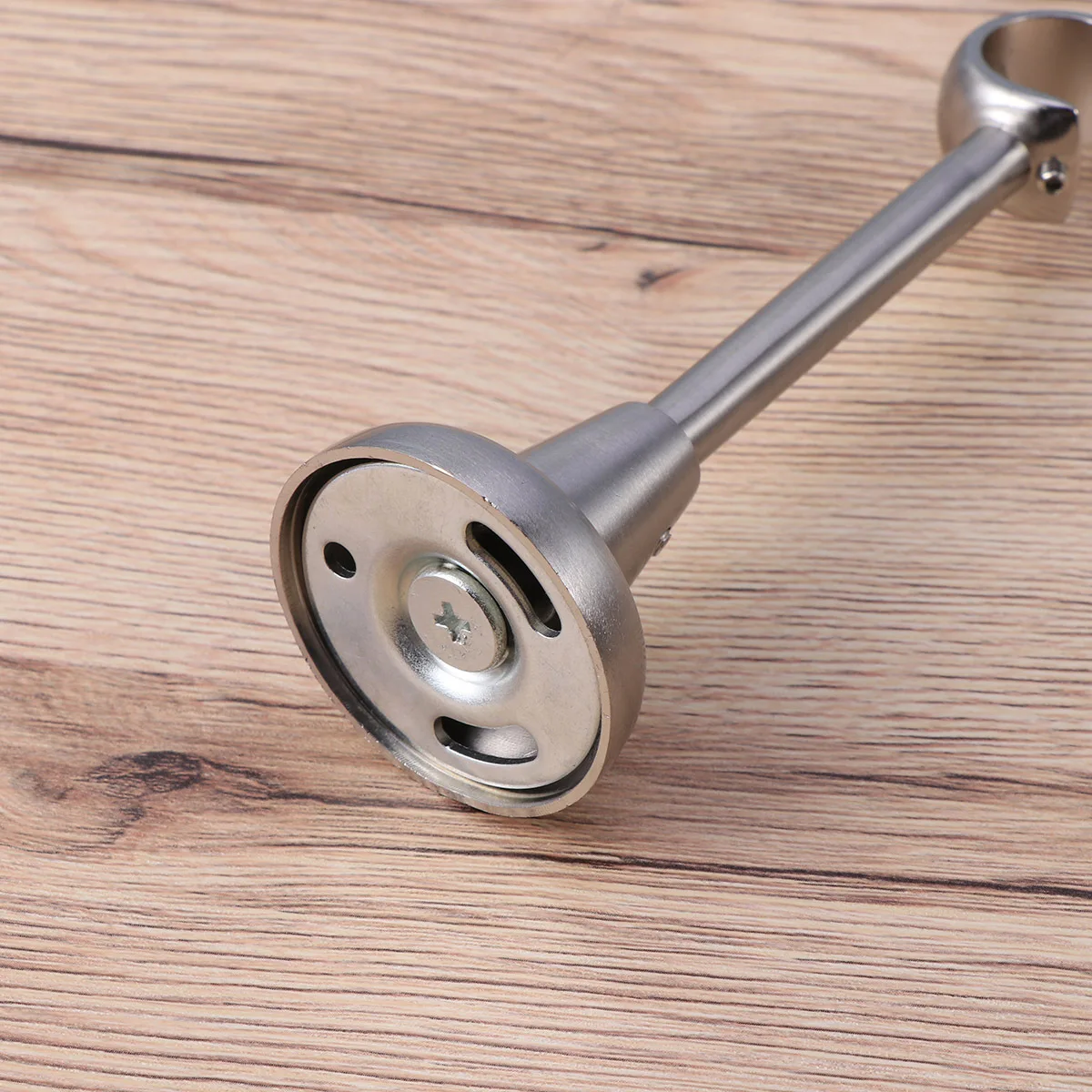 

2Pcs Adjustable Curtain Rod Brackets for 20Mm 25Mm Poles Iron Double Holder Firm Grip Modern Minimalist Drapery Mount Bracket