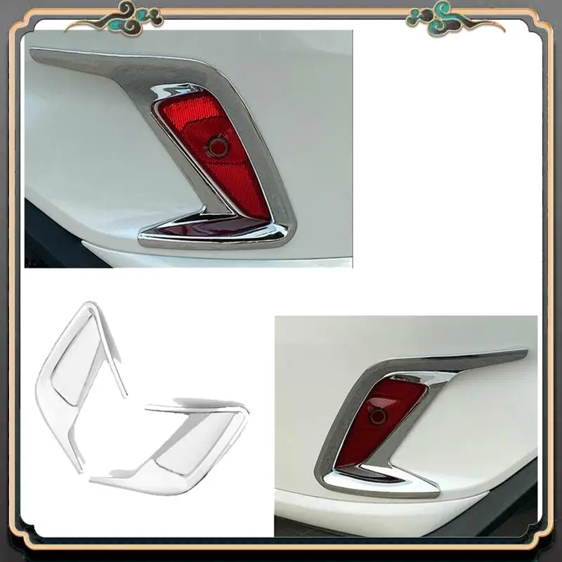 

M45K-2PCS Silver Fog Light Cover Trim ABS Fog Light Cover Trim For Ford Focus MK4 Hatchback 2019-2020 Chrome