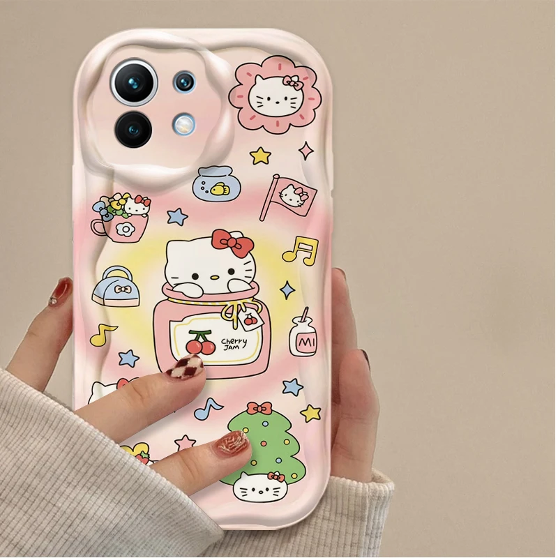 سانريو ميلودي كورومي حافظة متموجة لهاتف شاومي POCO X7 X6 X5 X3 NFC F7 Ultra F6 F5 Pro F4 F3 GT M5S C65 C75 M3 M4 M5S M6 M7 Pro 4G 5G