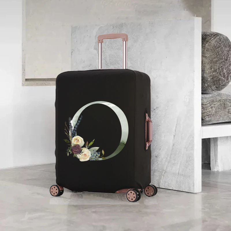 Ink Letters Elastic Protective Cover Removeable Luggage Cover Dust-proof Suitable Luggage Cover for 18-32 Inch Travel Accessori