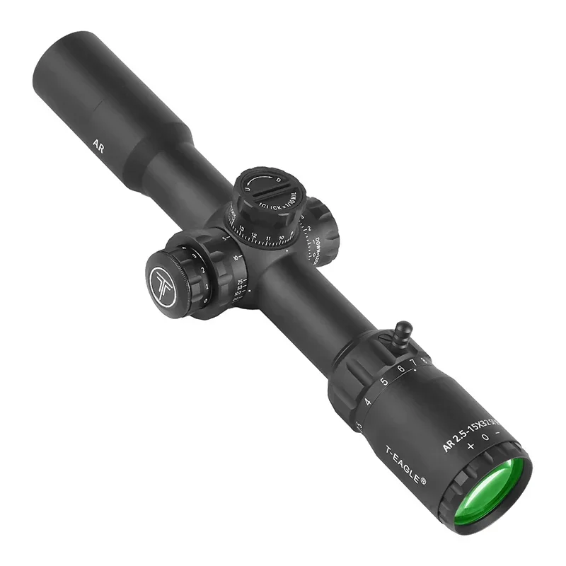 T-EAGLE AR 2.5-15X32 SFIR Sight Riflescope For Hunting Tactical Optical Compact Spotting Collimator Optics Airgun SFP Scopes