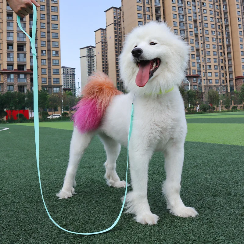 PVC dog leash long lead Waterproof dog leash 4.6m 9.2m 15.3m 20m long leash for dog super long dog lead 1.5m 3m dog leash