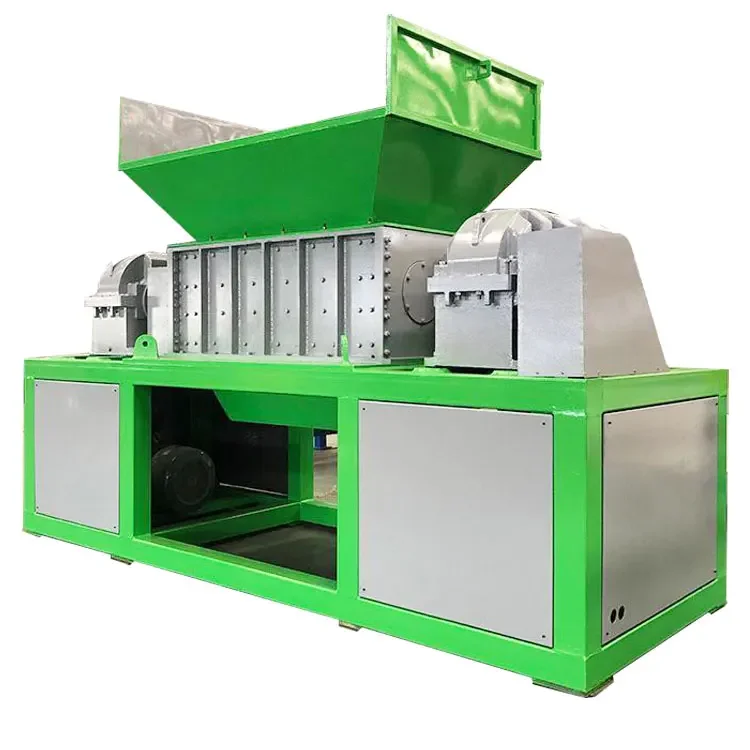 Double Shaft Small Shredder Industrial Waste Paper Plastic Shredder Waste Bottle Garbage Crusher Shredding Machine