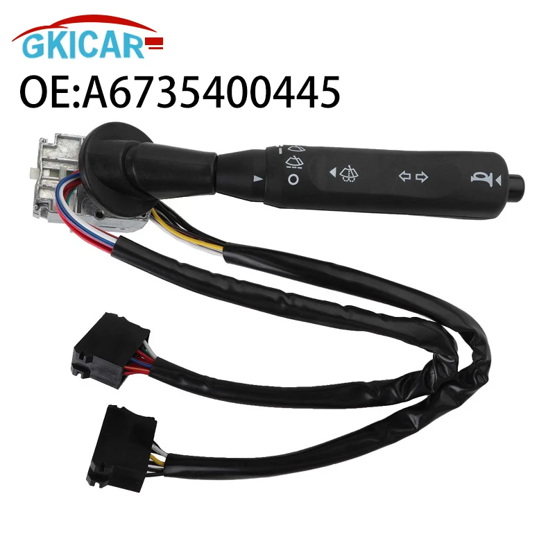 A6735400445 8+7pins Turn Signal Steering Wheel Switch Combination Switch SWF-201-681 6735400145 For Mercedes Lk/Ln2 1984-1998